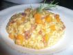 Il risotto con zucca e salsiccia